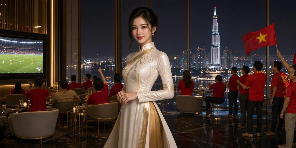 Khách tham gia cá cược trực tuyến tại TP. Hồ Chí Minh với trang phục truyền thống