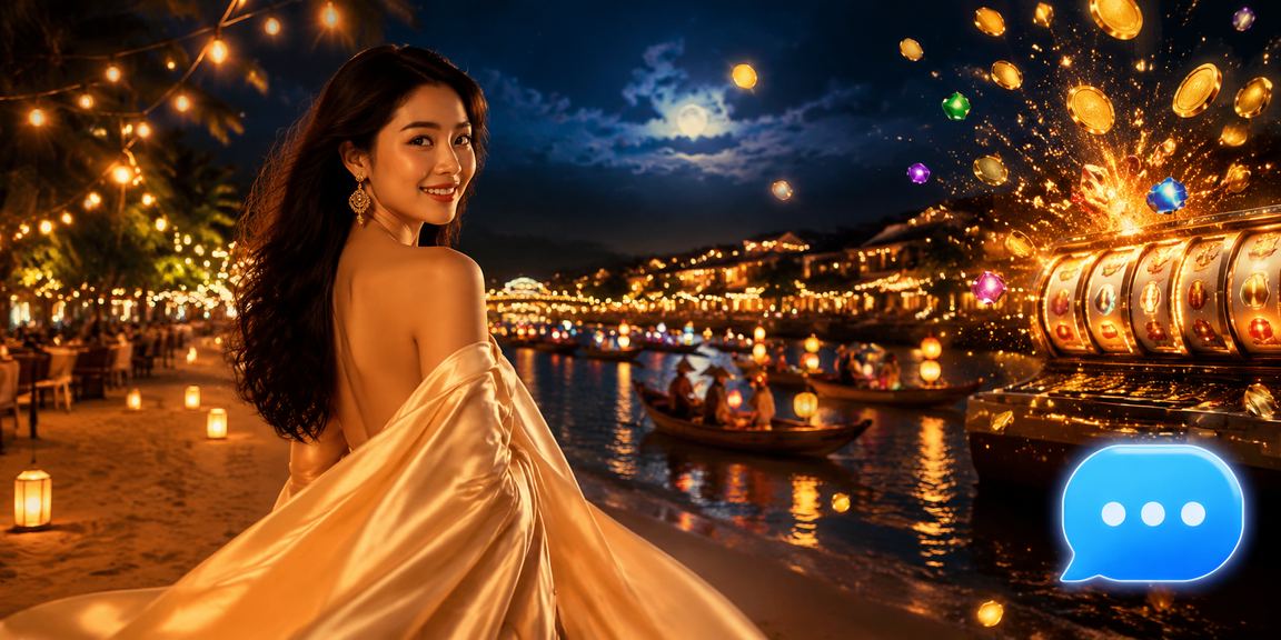 Người chơi tại Hội An trải nghiệm slot game trên thiết bị di động